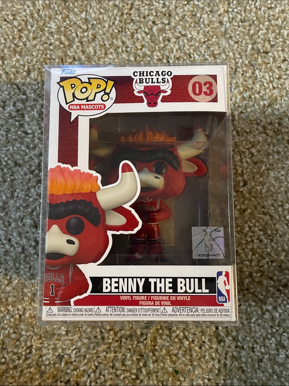 Funko Benny the Bull Vinyl Figure - Red and Cream